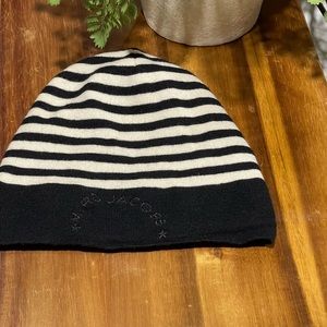 Marc Jacobs Striped Beanie Nwot 